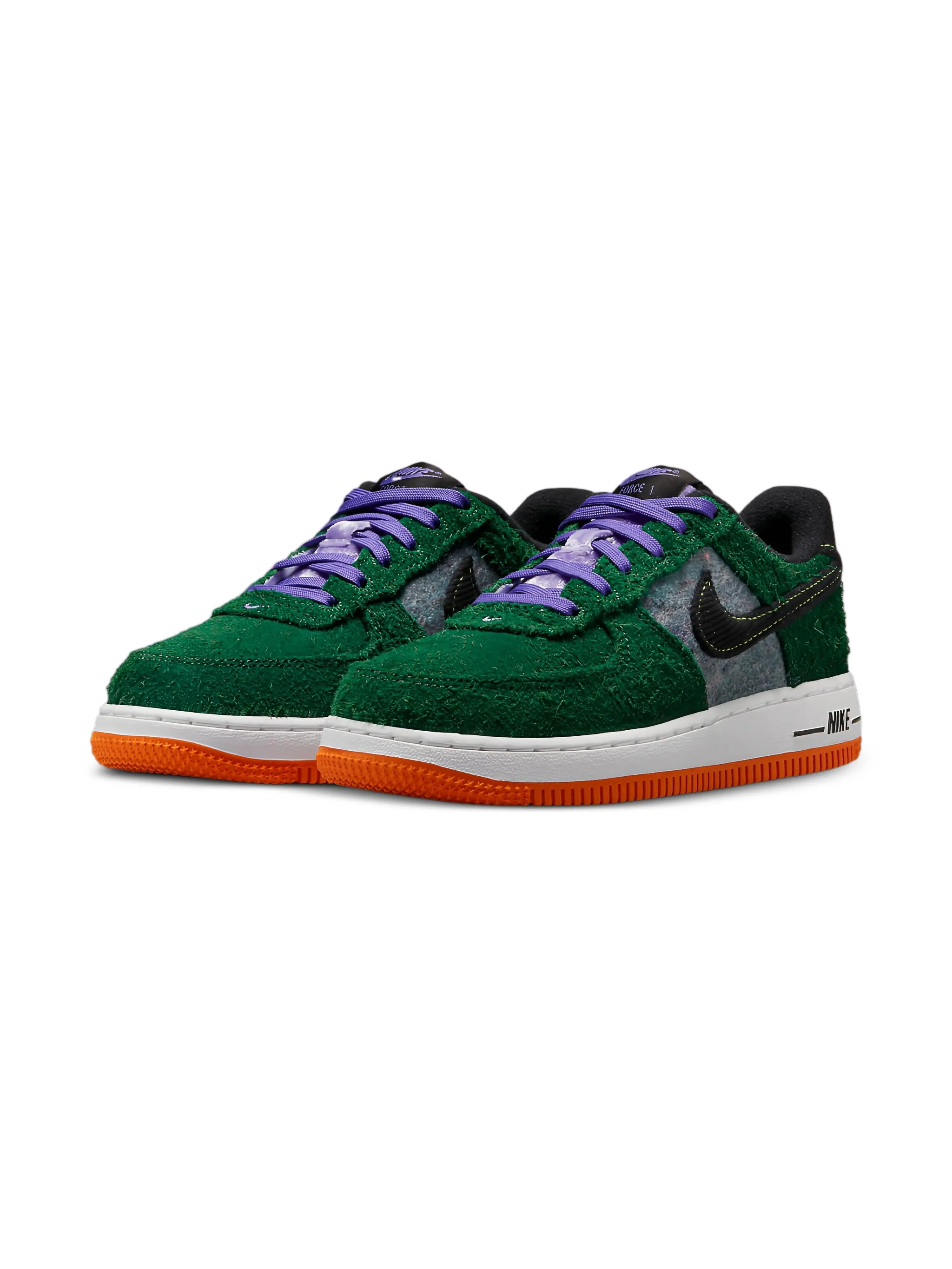 Кроссовки Air Force 1 LV8 Halloween - Spooktacular Nike Kids, зеленый — фото 2