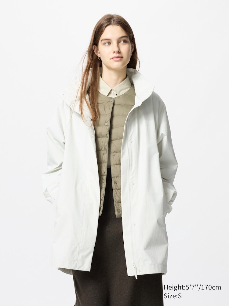 

Полупальто Blocktech Uniqlo, цвет 01 белый