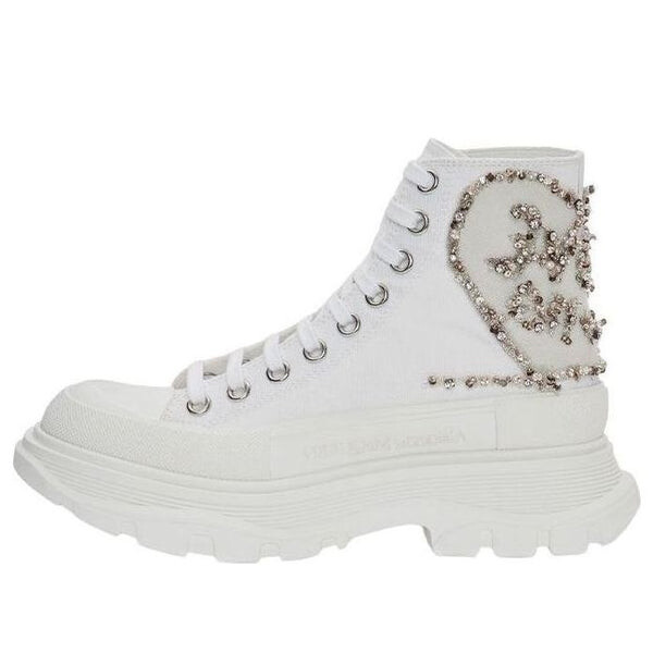 Кроссовки tread slick boots 'white gold' Alexander Mcqueen, белый