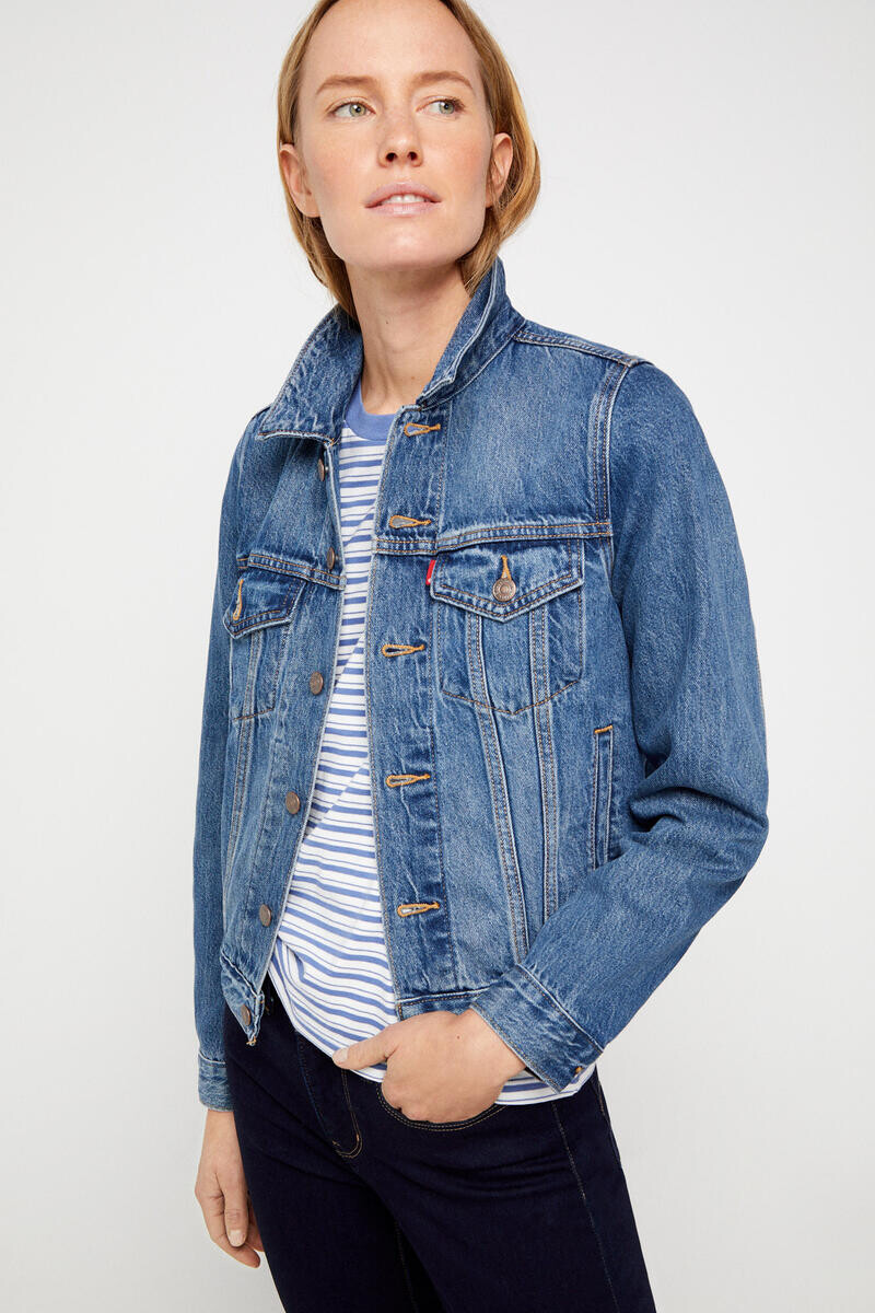 Оригинальная джинсовая куртка Levi's Trucker Levi's, синий — фото 3