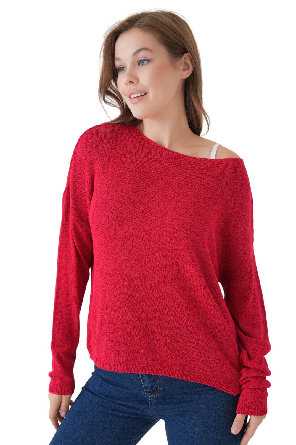 

WOMAN VISION Свитер красного цвета