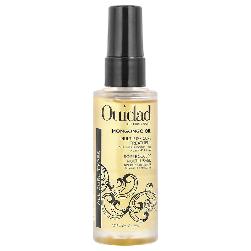 

Ouidad, Mongongo Oil Multi-Use Curl Treatment, для всех типов локонов, 50 мл (1,7 жидк. унц.)