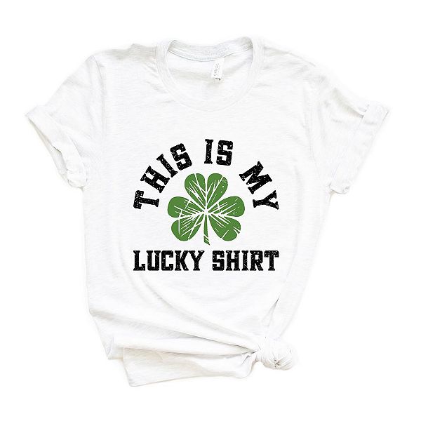 

Футболка Lucky shirt bold с коротким рукавом и принтом Simply Sage Market, White