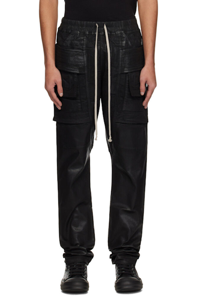 

Черные брюки-карго Hollywood Creatch Denim Rick Owens DRKSHDW