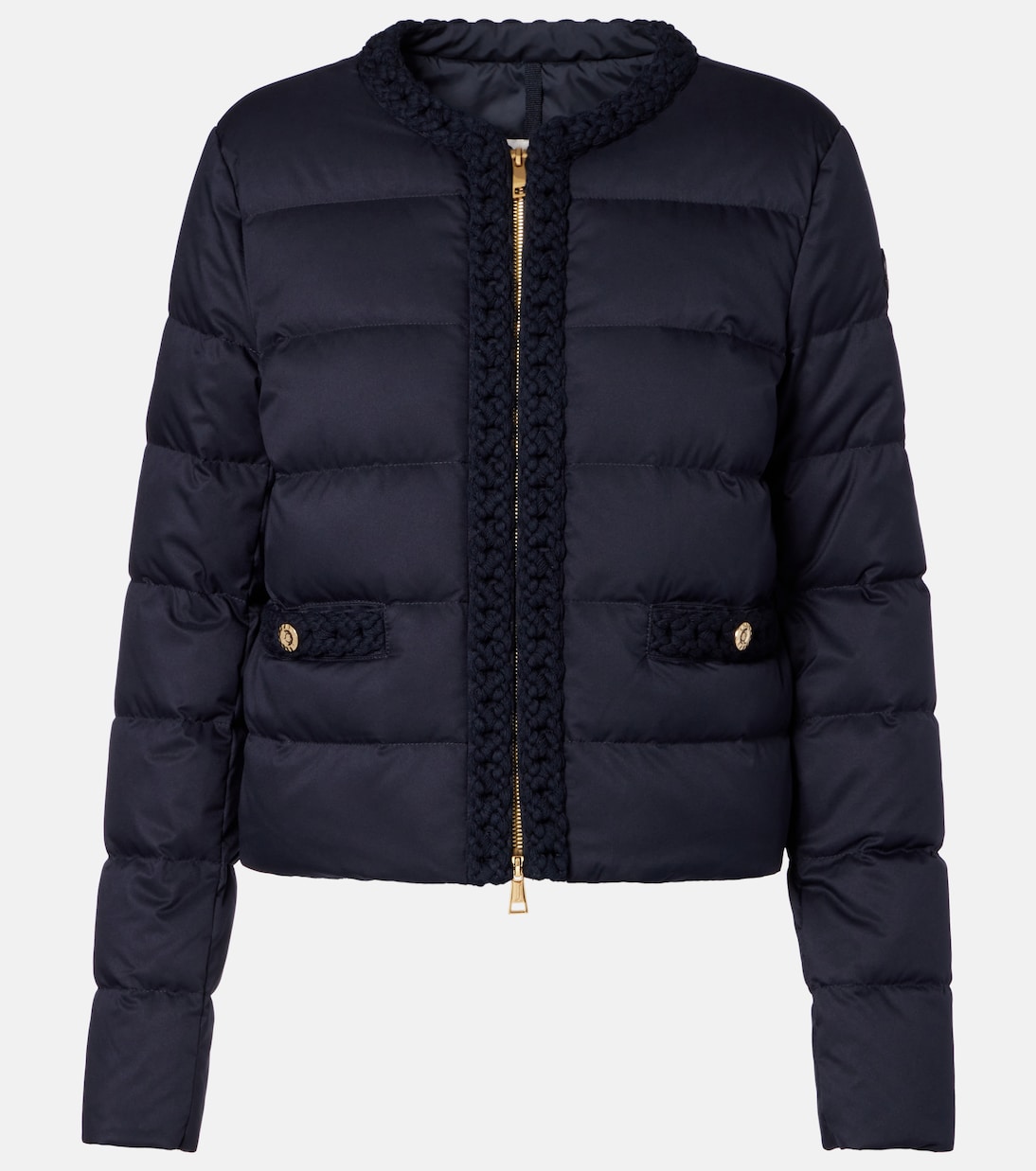

Стеганая куртка-пуховик Moncler, синий