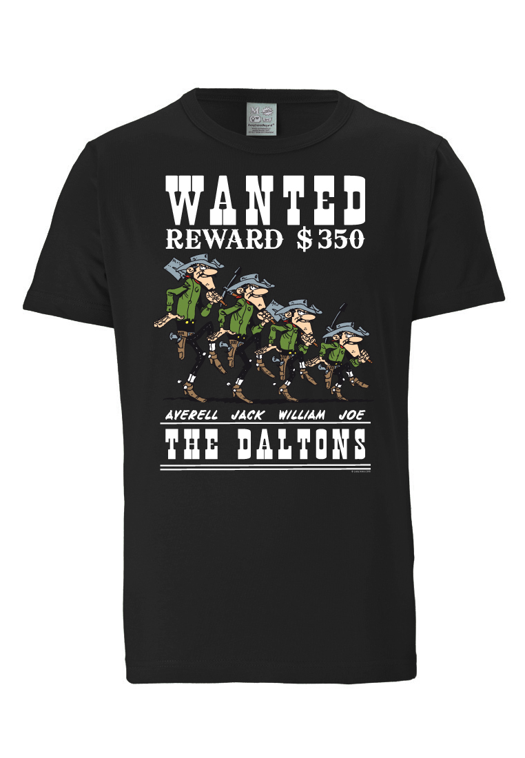 

Футболка Logoshirt Lucky Luke The Daltons Wanted, черный