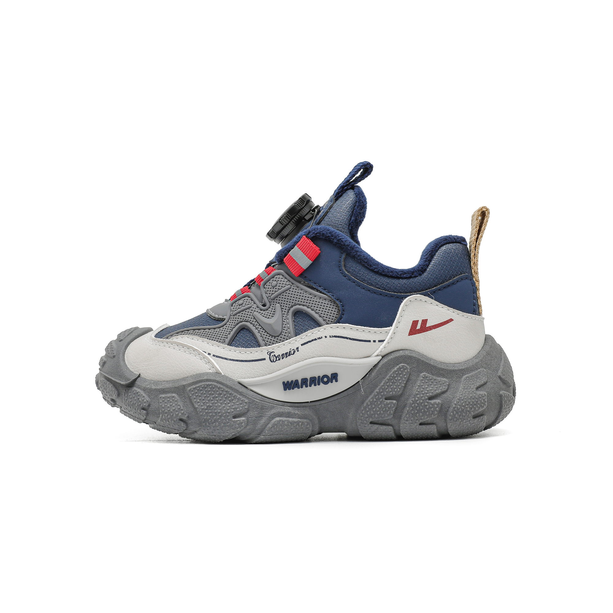 

Утепленные детские ботинки Slip Resistant Abrasion Resistant WARRIOR, светло-серый/темно-синий/серый (fleece-lined)