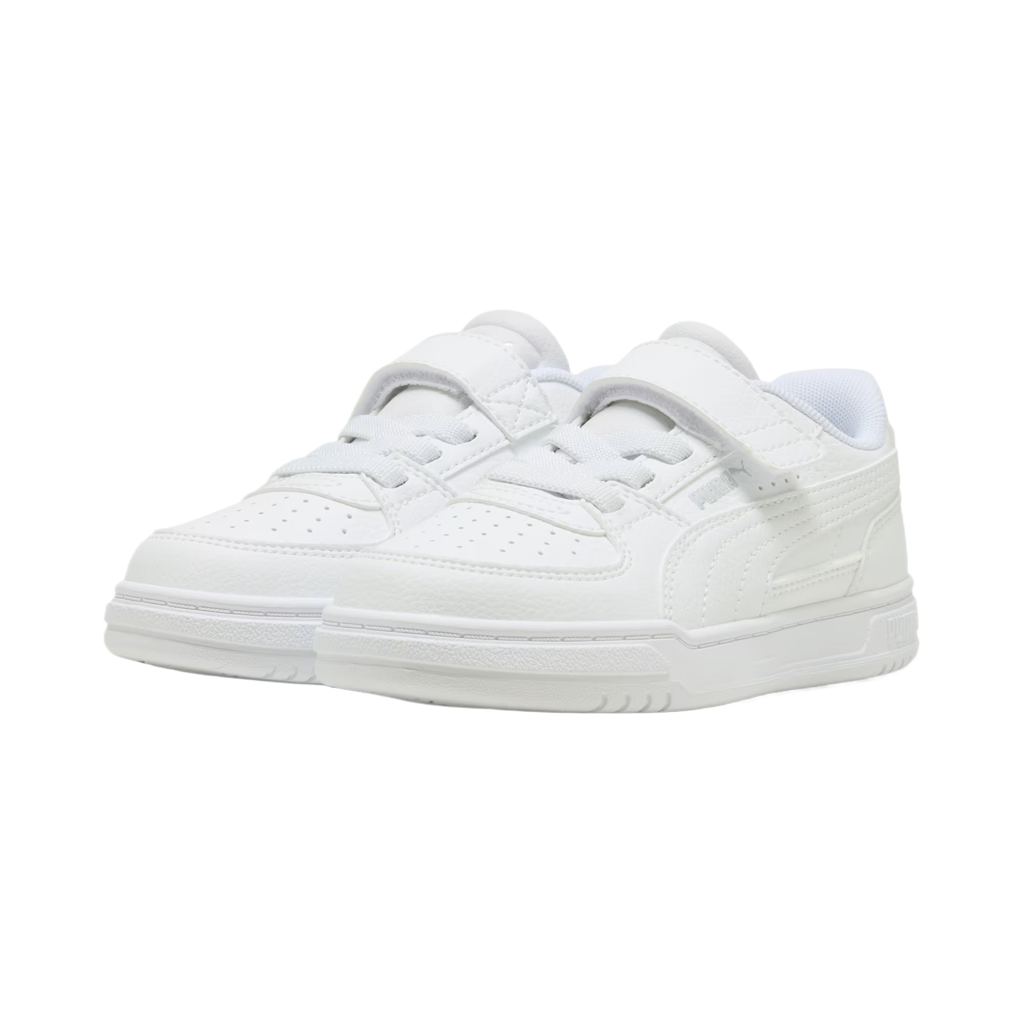 Rebound Low top тренировочные кроссовки Kids' PUMA, puma белый-puma серебряный — фото 4