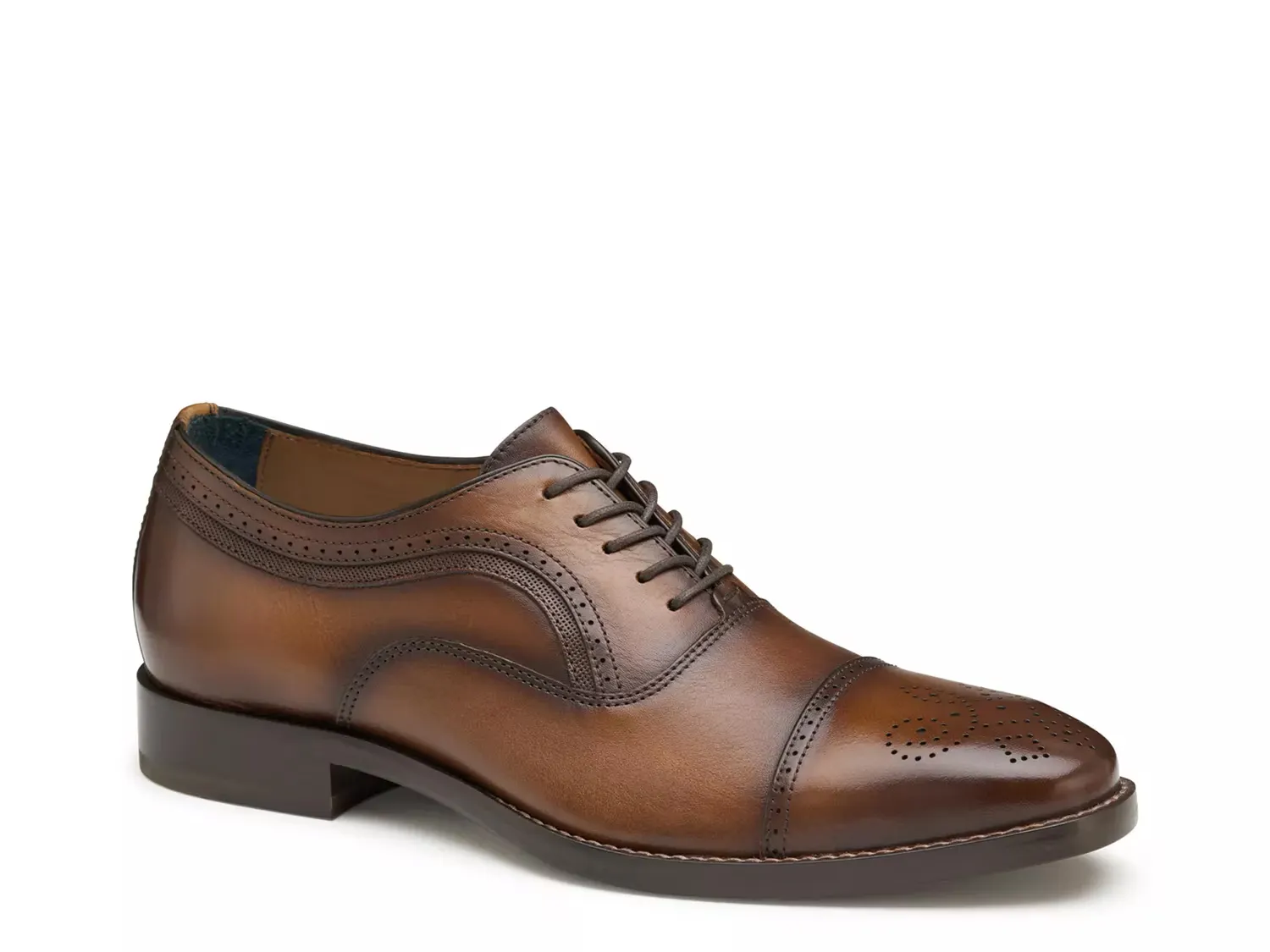 

Оксфорды с перфорацией Dandridge Johnston & Murphy, Tan