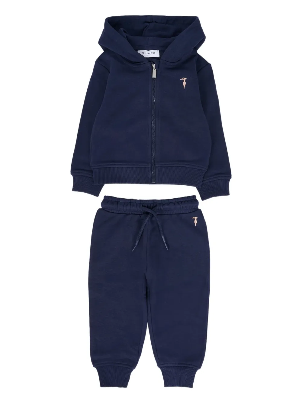 

Спортивный костюм с капюшоном на молнии TRUSSARDI JUNIOR, синий