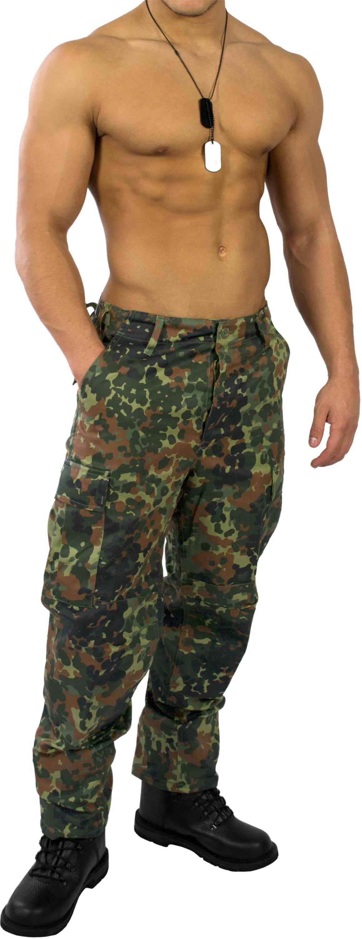 

Брюки Normani Outdoor Sports Herren Outdoorhose „Trooper“, цвет Flecktarn