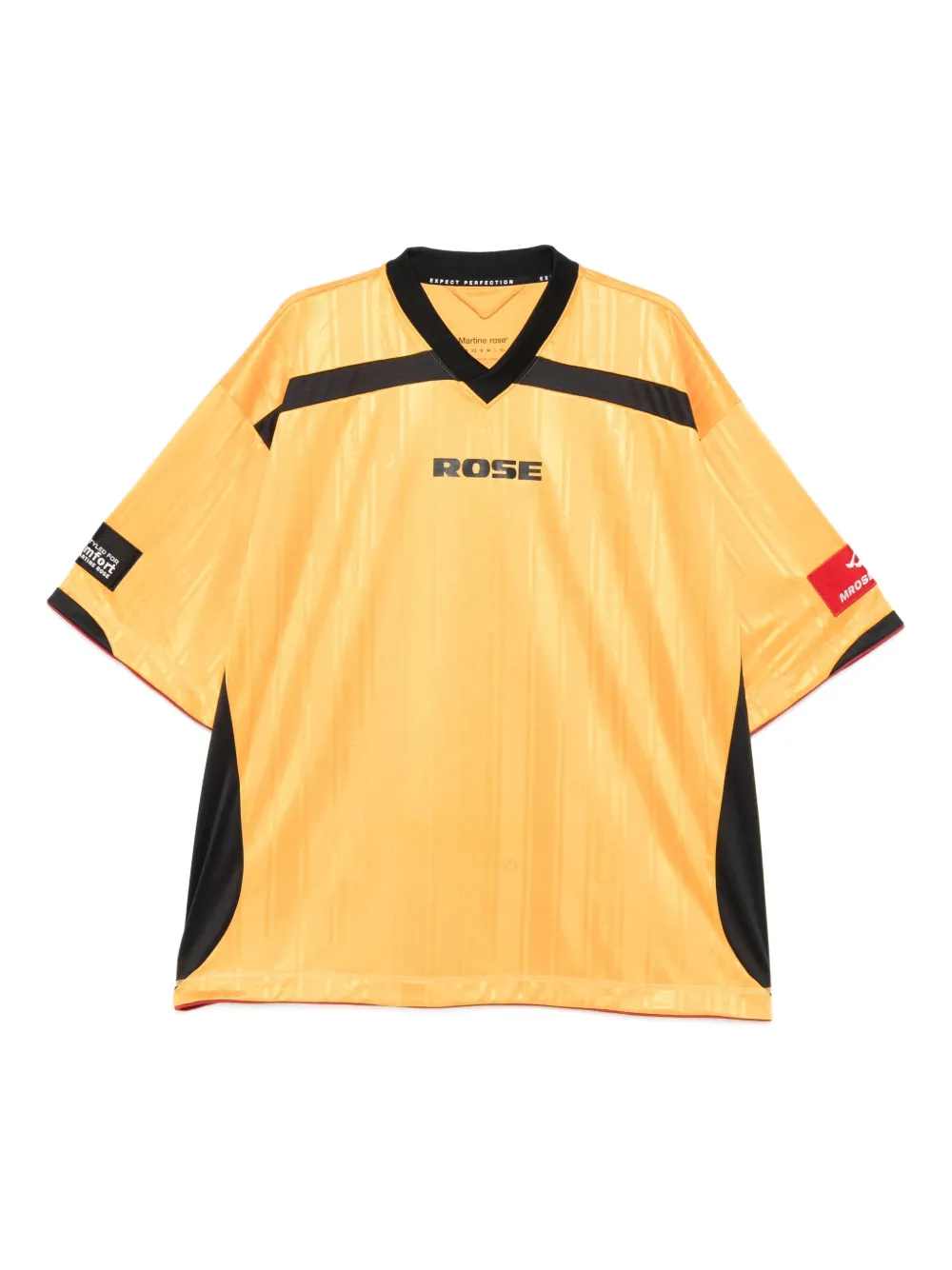 

Футболка с V-образным вырезом Martine Rose, желтый