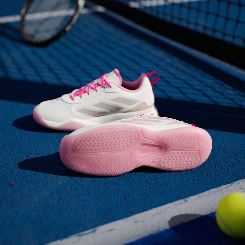 Кроссовки Adidas Avaflash Low Tennis Shoes, цвет Core White/Silver Metallic/Lucid Pink — фото 3