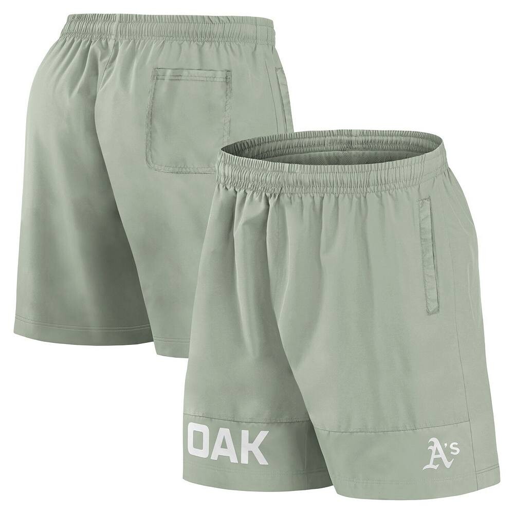 

Мужские шорты для плавания Fanatics Green Oakland Athletics Elements Fanatics Brands - White Label, цвет Oas Green