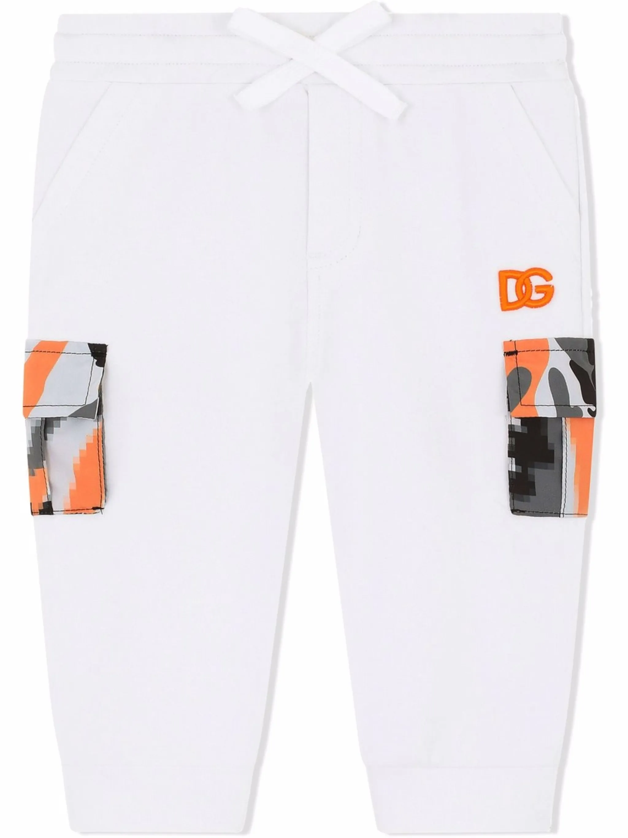 

Спортивные брюки с камуфляжным принтом Dolce & Gabbana Kids, белый