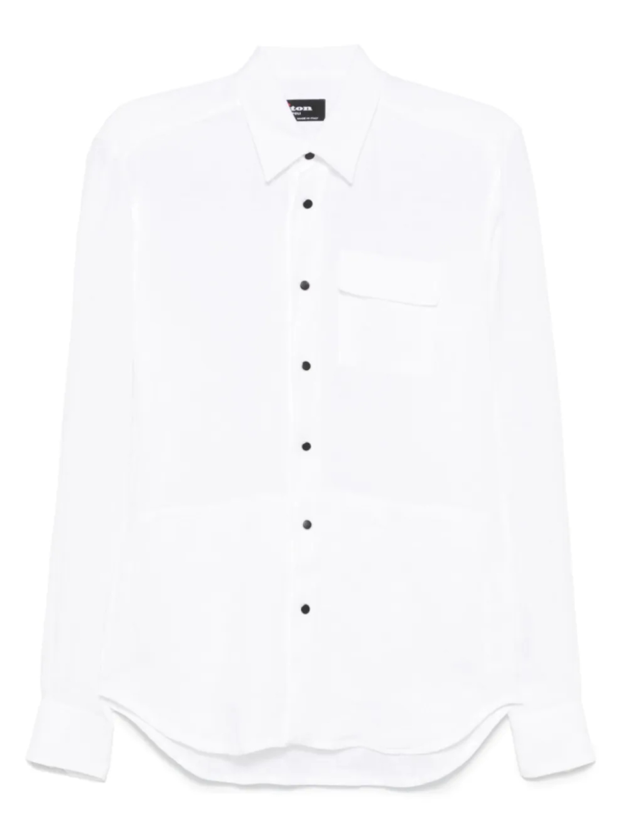 

Льняная рубашка Kiton, белый