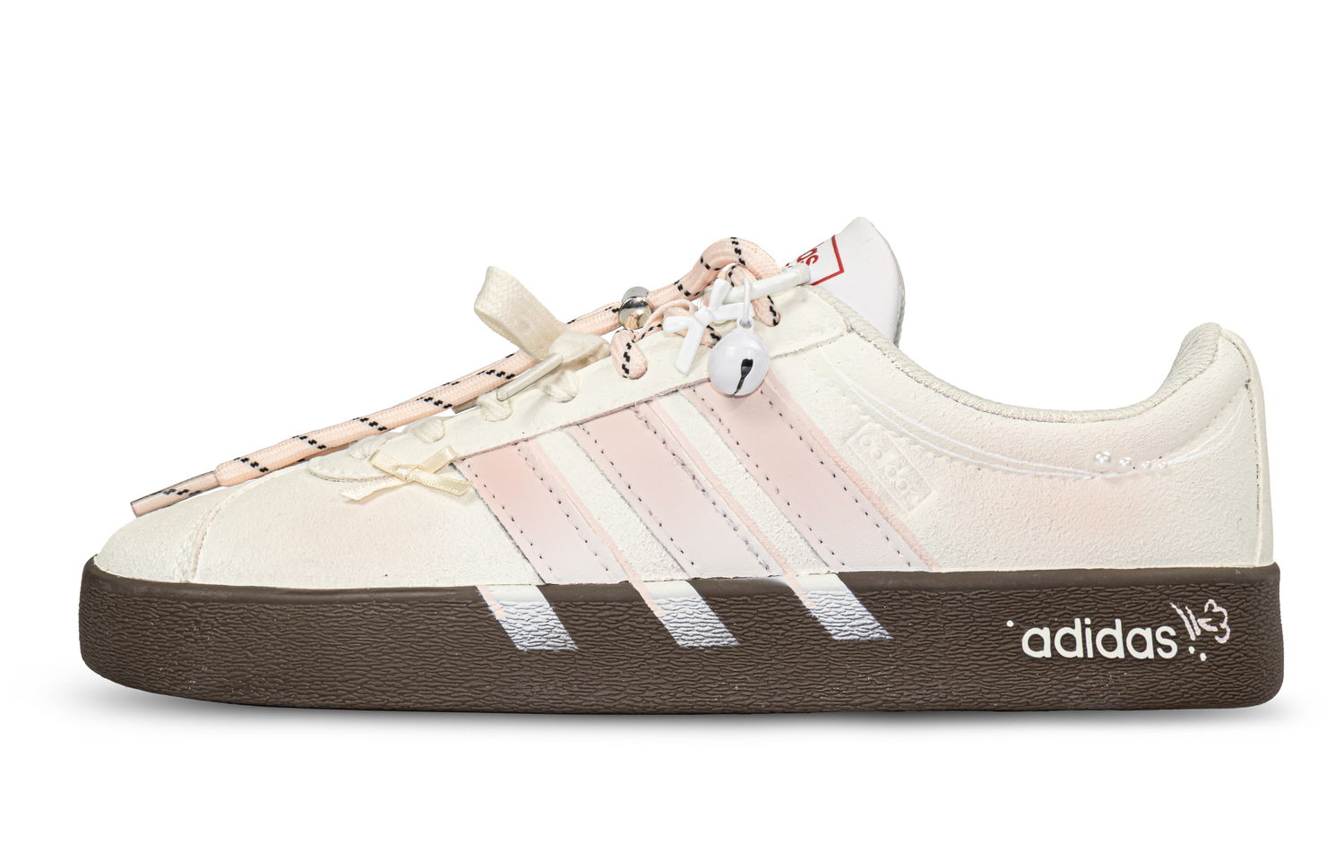 

VL Court 2.0 скейтборд обувь унисекс низкие Adidas, розовый