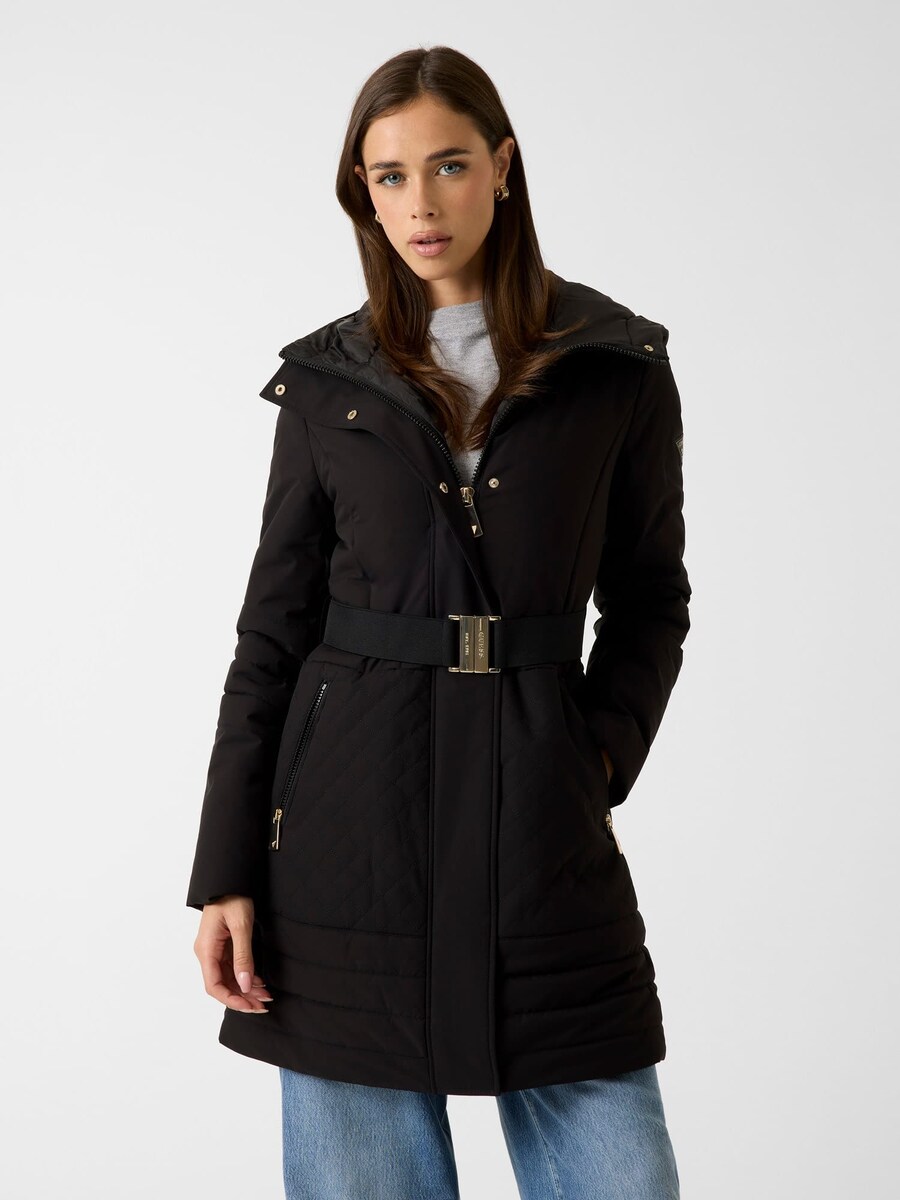 

Зимнее пальто GUESS, черный