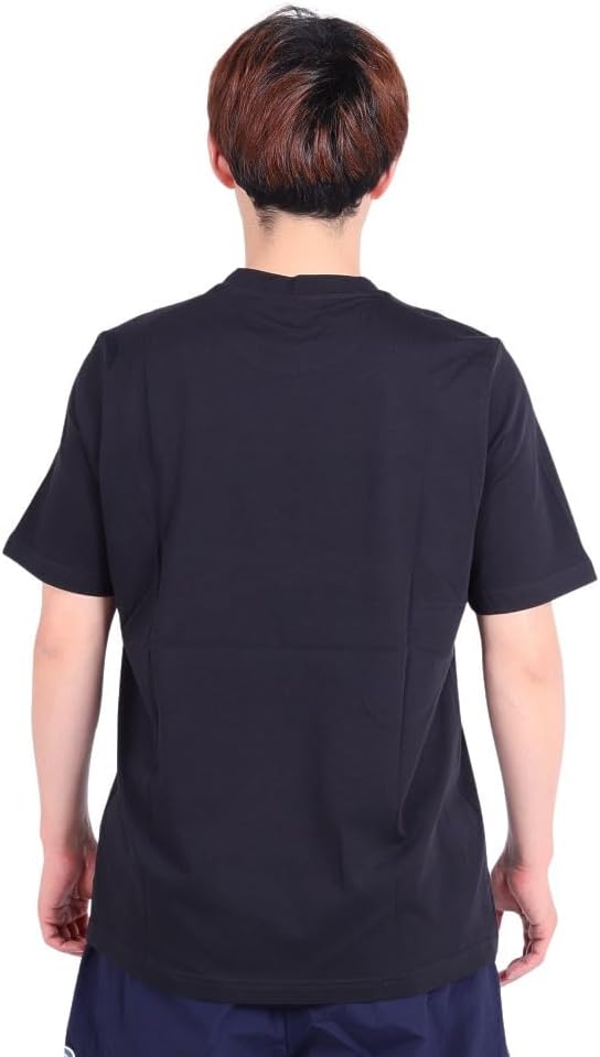 Мужская футболка с коротким рукавом и камуфляжным линейным рисунком KNC73 Adidas, черный — фото 4