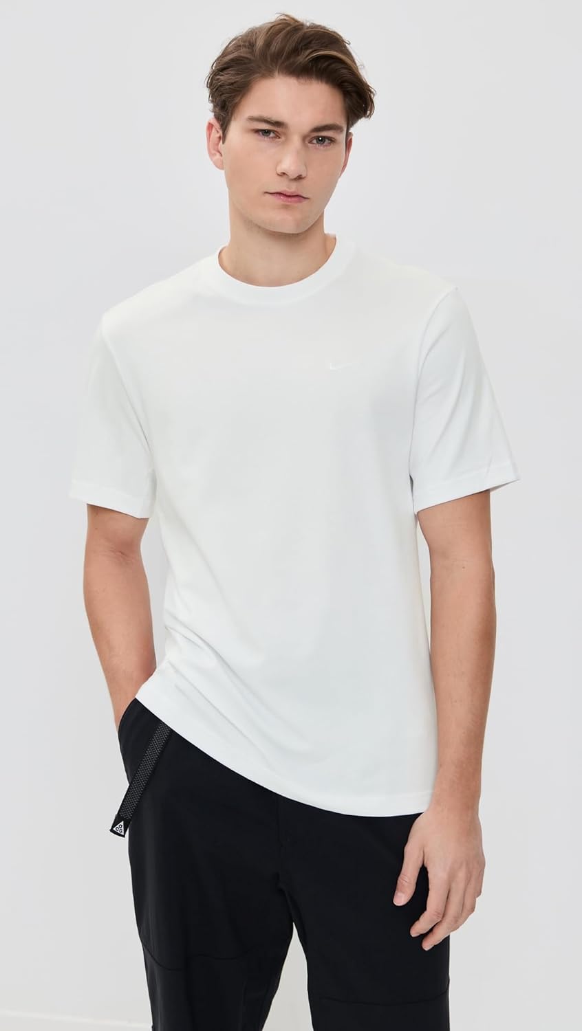 Мужская универсальная футболка Nike Primary Dri-fit с коротким рукавом, White/White — фото 2