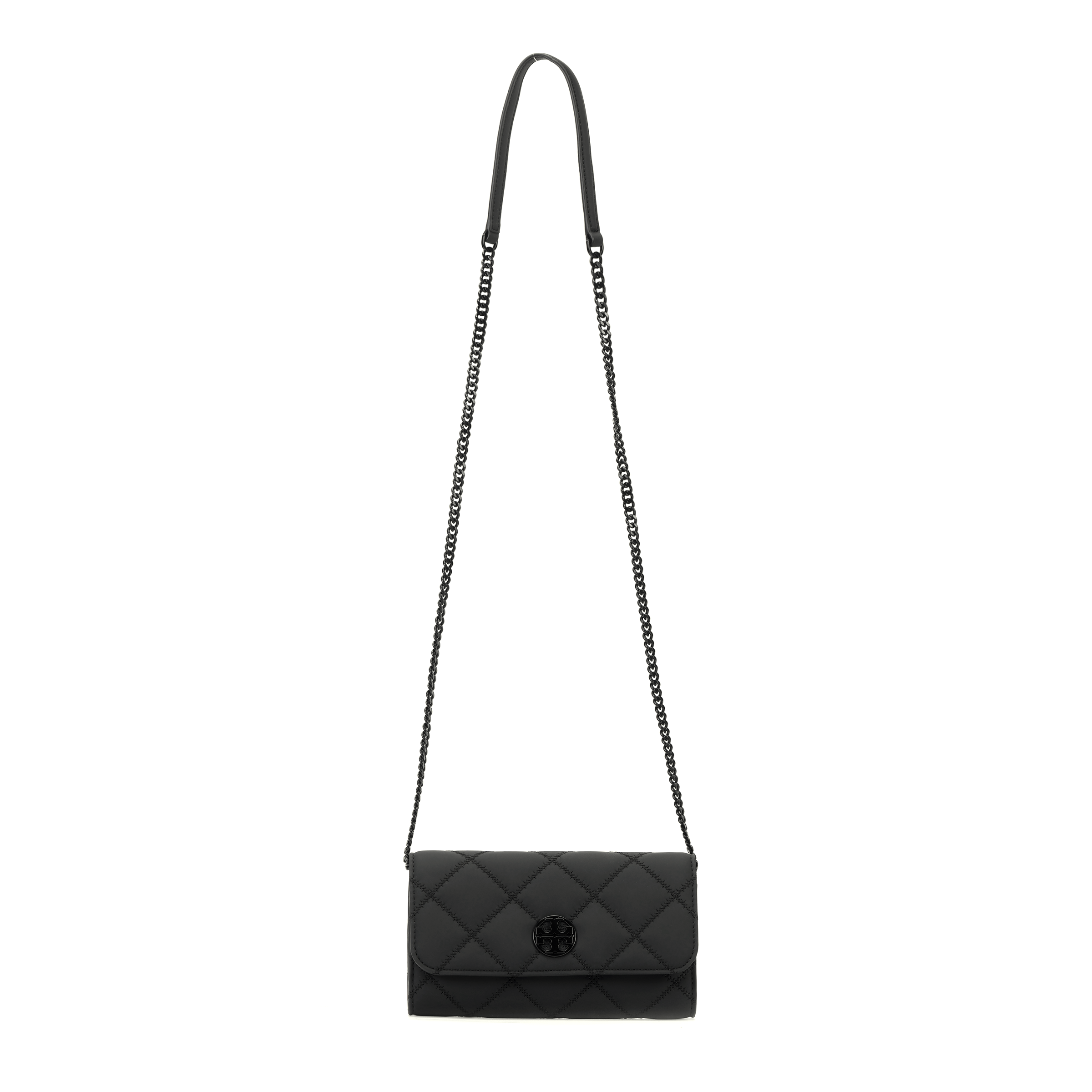 

TORY BURCH Сумка через плечо из коровьей кожи, мини, женская, черная