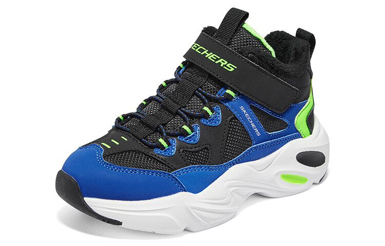 Кроссовки Skechers Kids Lifestyle Shoes GS Low-top Blue/Black, синий — фото 3