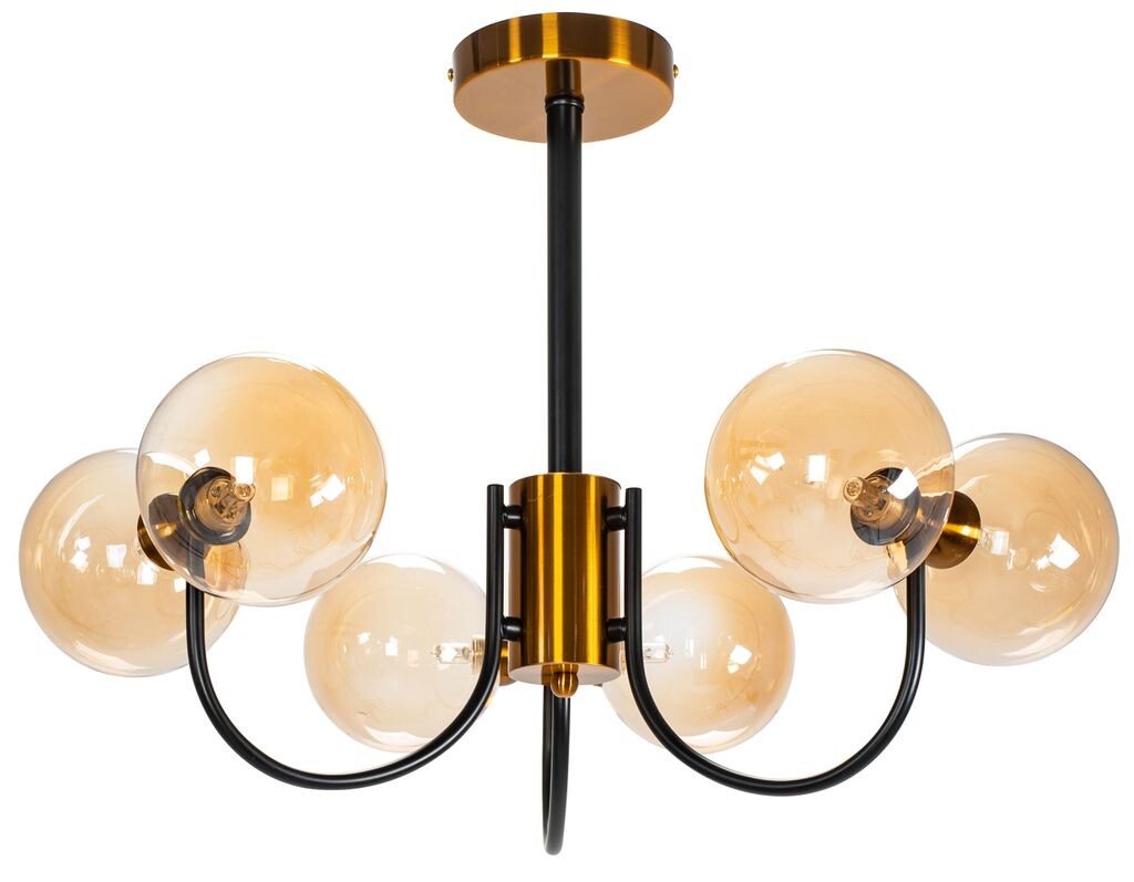 

Подвесной светильник Toollight APP1120-6CP BLACK GOLD Toolight