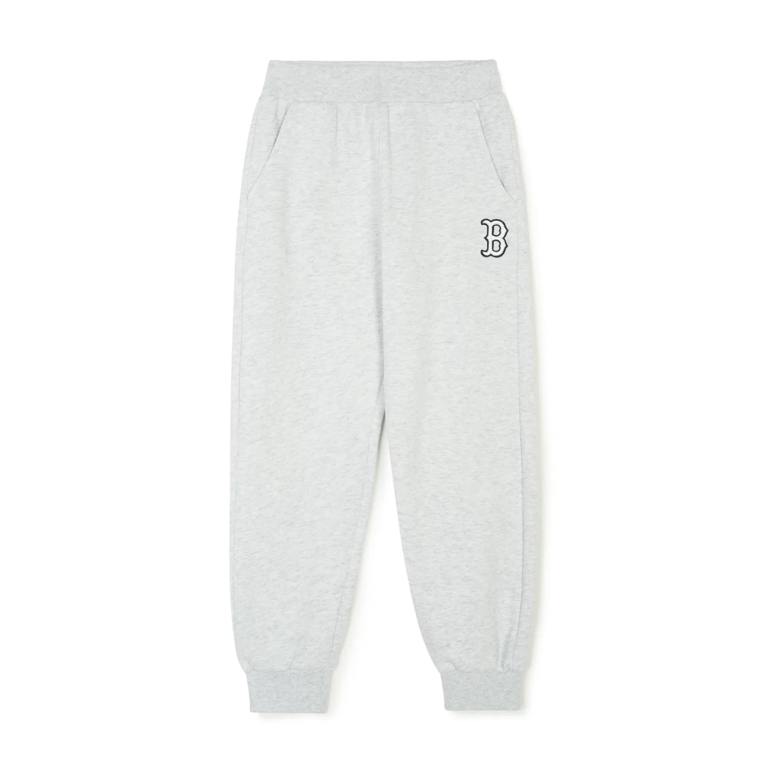 Детские спортивные штаны из трикотажа MLB Light Gray