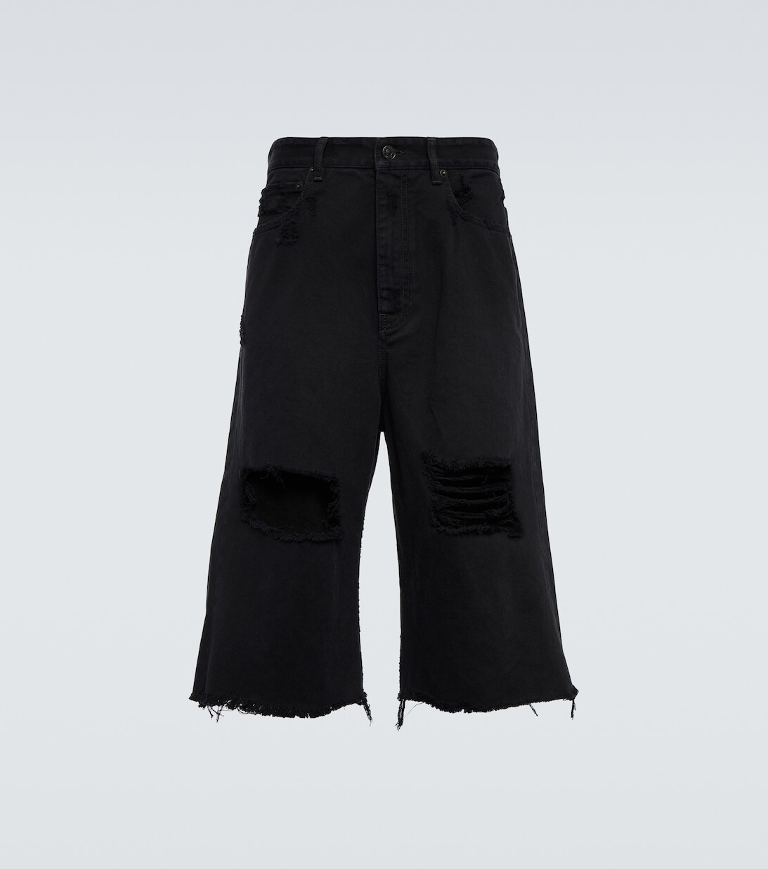 

Джинсовые шорты Balenciaga, черный