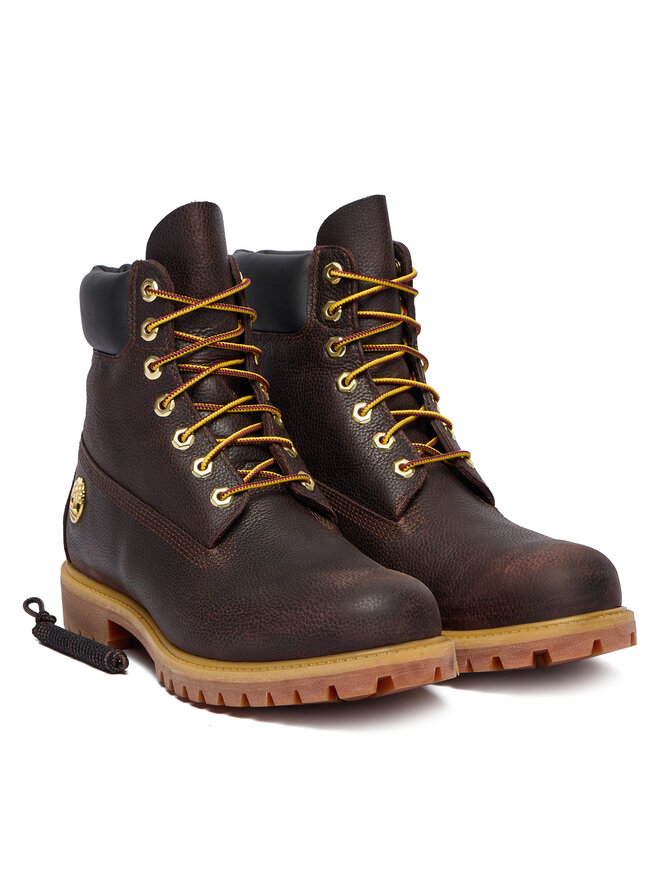 Ботильоны на шнуровке Premium 6-Inch Waterproof TB0A2P6WEXU1 Timberland, коричневый — фото 2