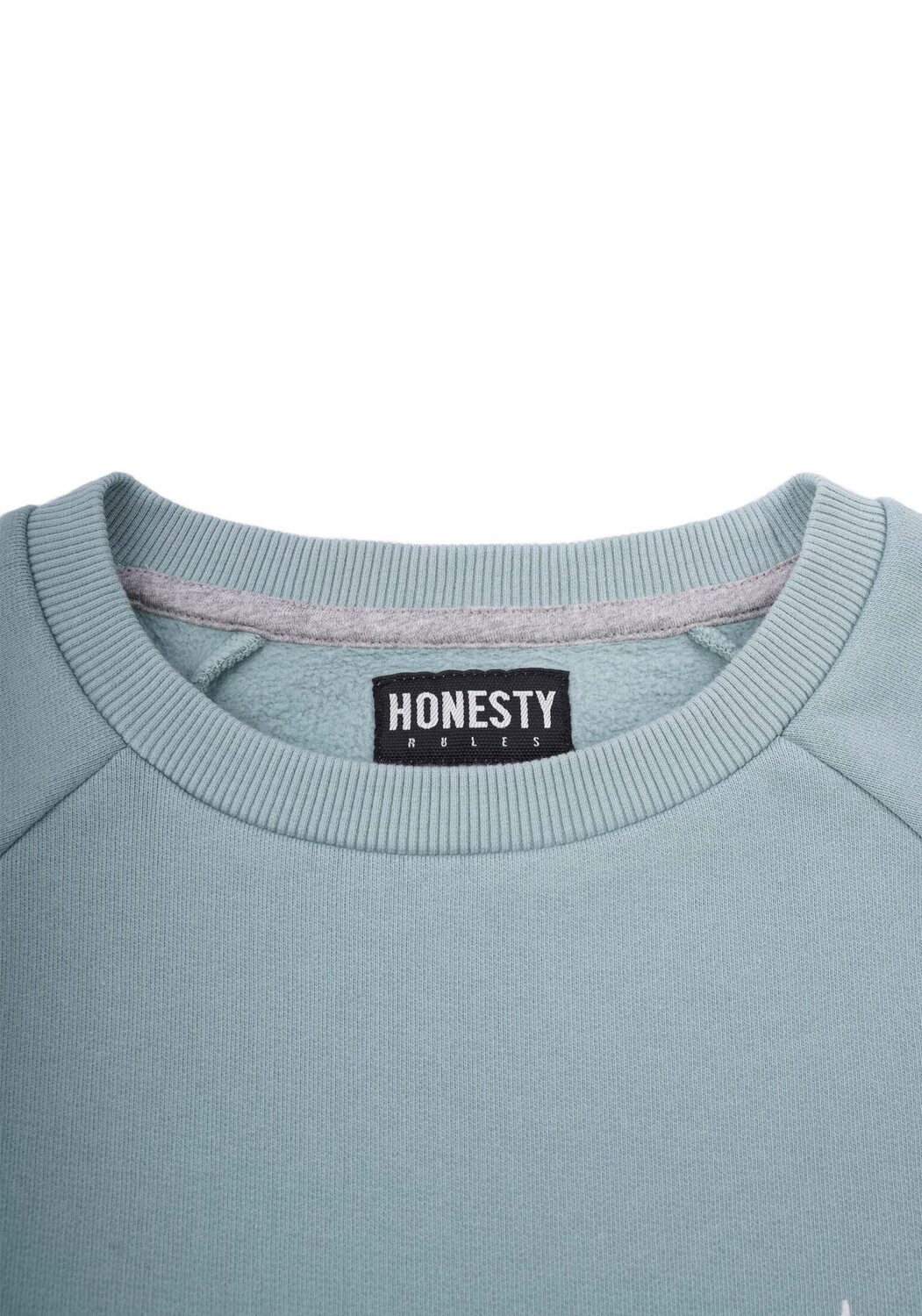 Толстовка HONESTY RULES Sweatwear Raglan Signature, цвет chinois green — фото 4