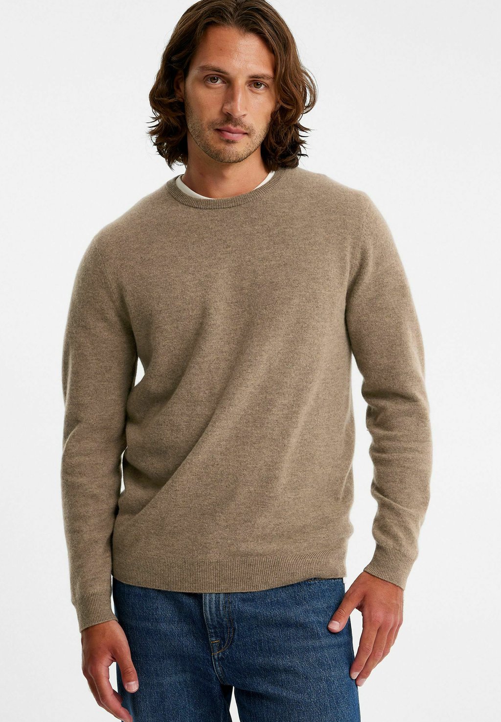 

Джемпер Kappahl, цвет Brown Mélange