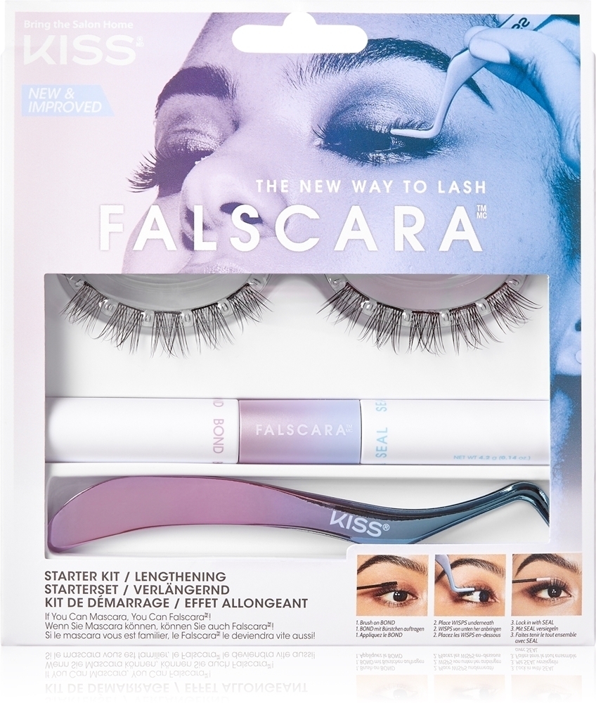 

Стартовый набор Falscara для ресниц Kiss, 1 шт