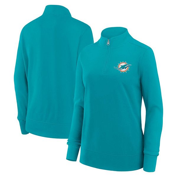 

Женская куртка aqua miami dolphins velocity с четвертью молнии Unbranded