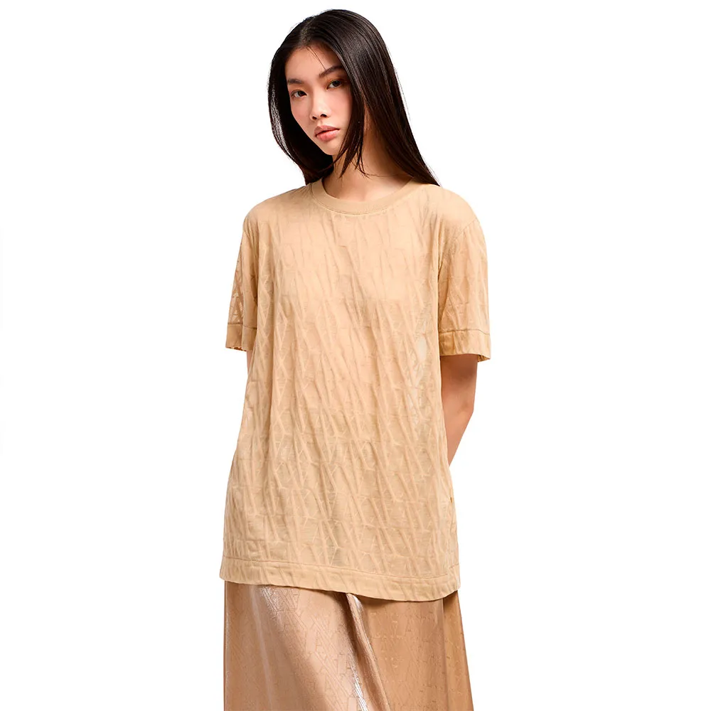 

Футболка с коротким рукавом Armani Exchange XW000513_AF10835, бежевый