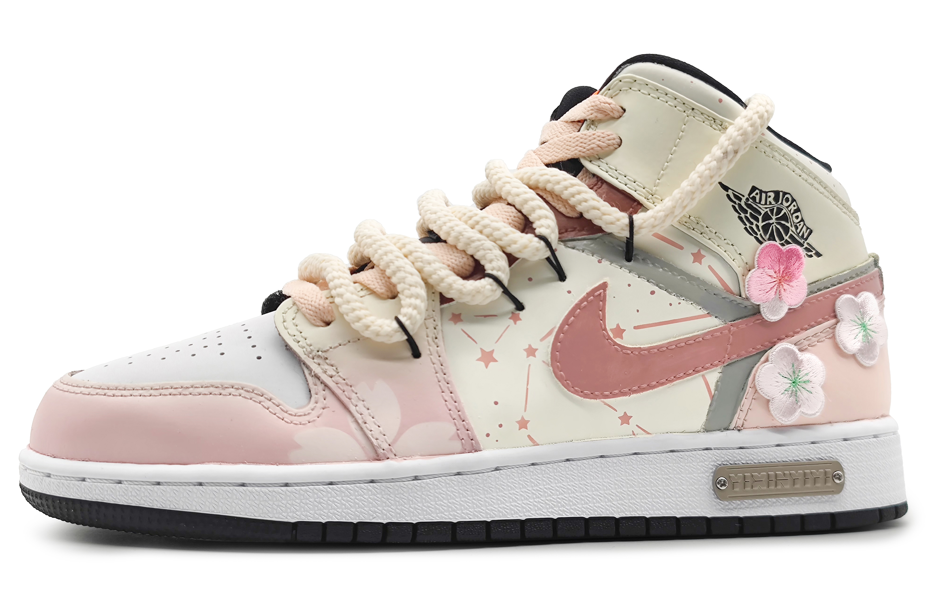 

Кроссовки Air Jordan 1 Vintage Basketball Shoes Men Mid-Top Pink