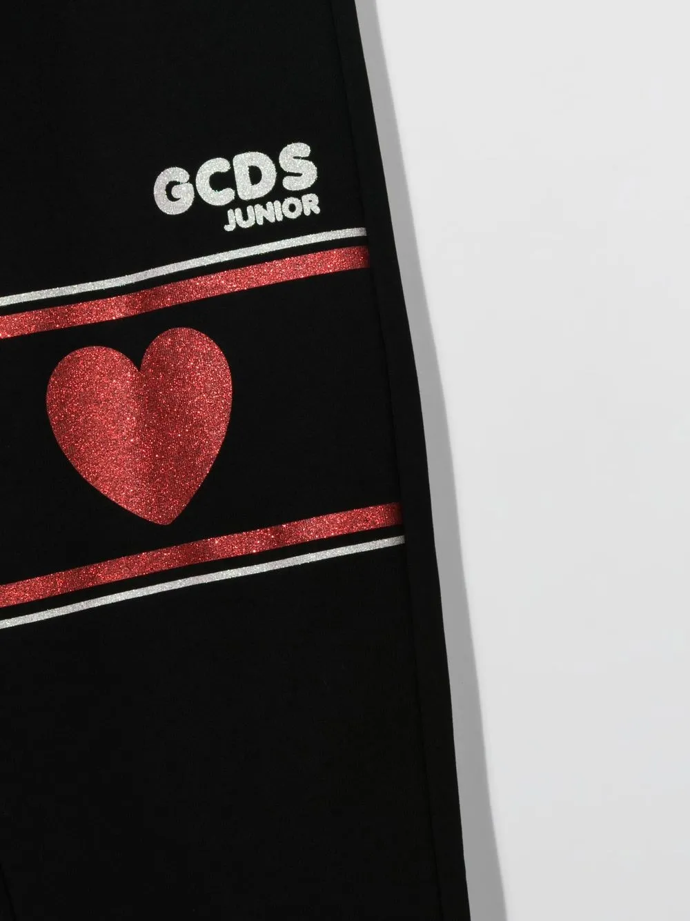 Зауженные спортивные брюки с логотипом Gcds Kids, черный — фото 3