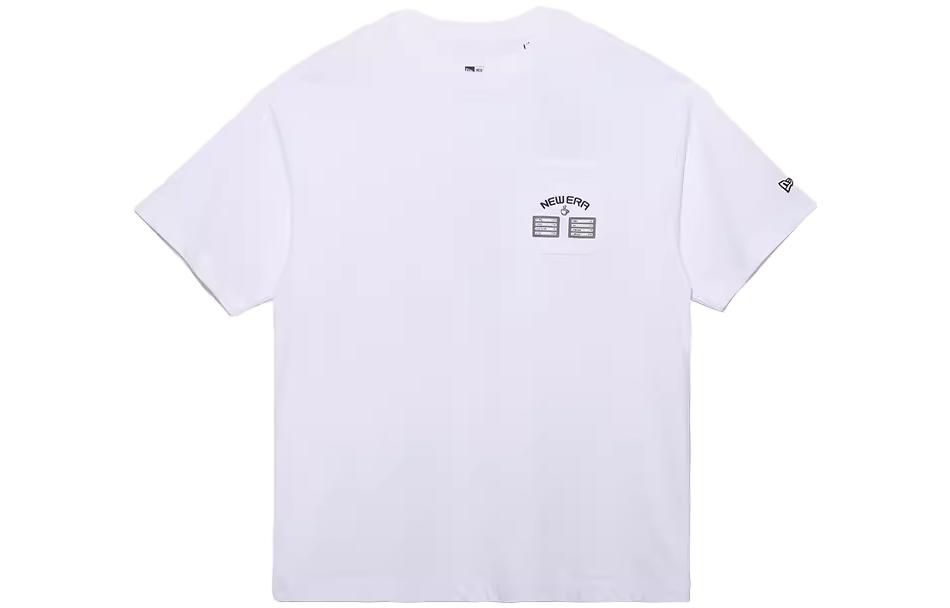 

New Era Футболка унисекс белая, Белый, New Era Футболка унисекс белая