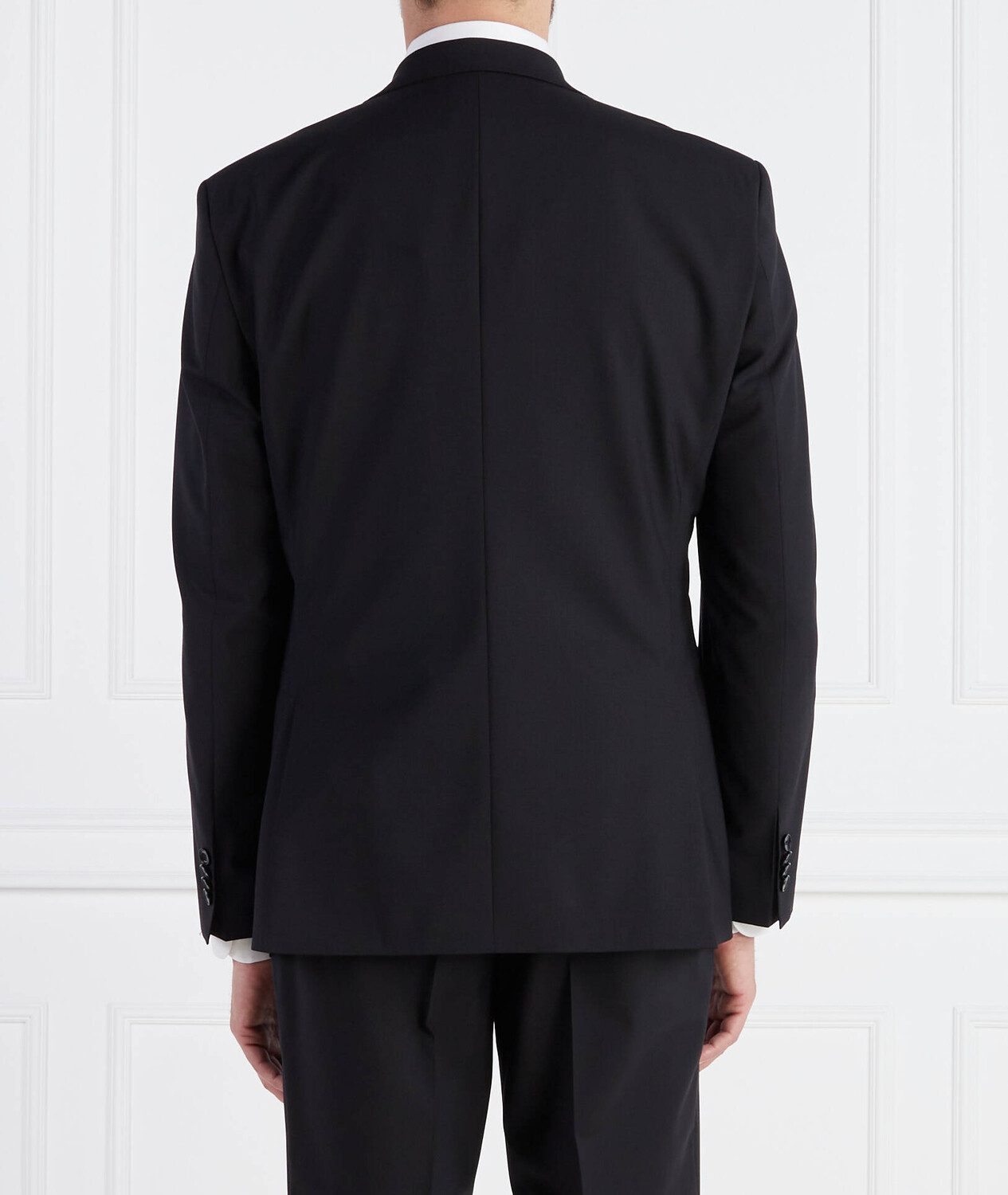 Шерстяная куртка BOSS BLACK elegante h-jeckson-mm-224 regular fit, черный — фото 4