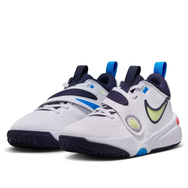 Кроссовки team hustle d 11 Nike, белый — фото 3