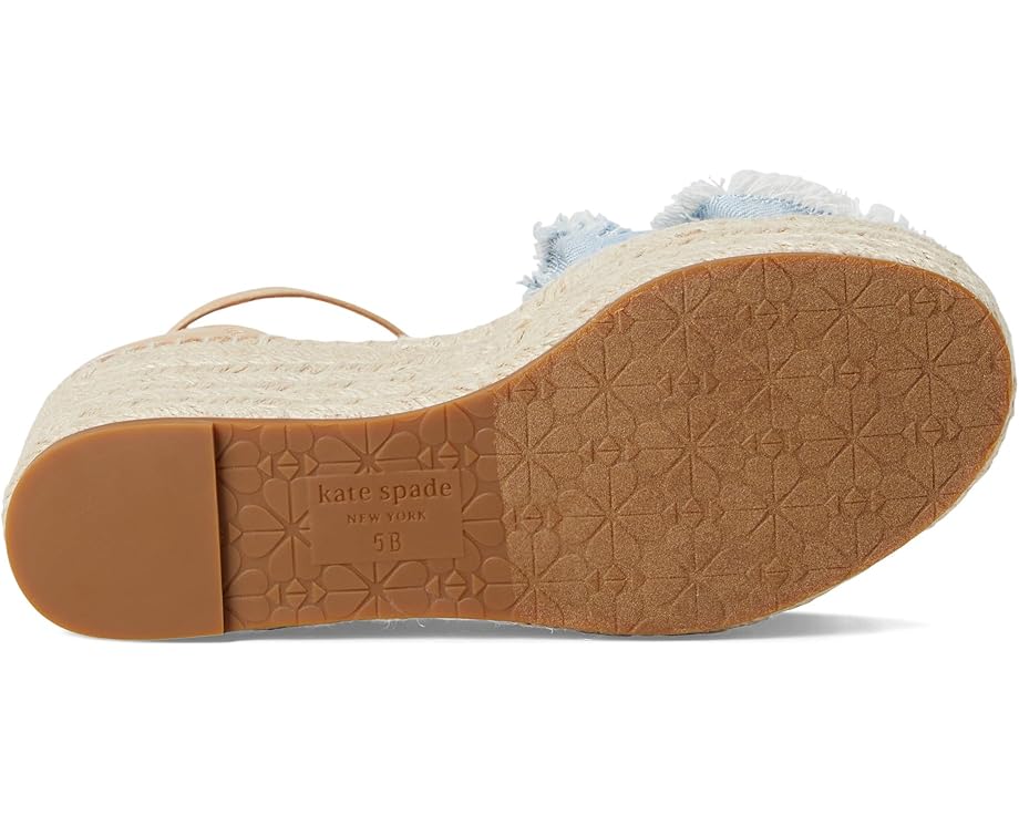 Туфли Kate Spade New York Flourish Denim Espadrille Wedge Sandal, цвет Denim/Walnut Shell — фото 3