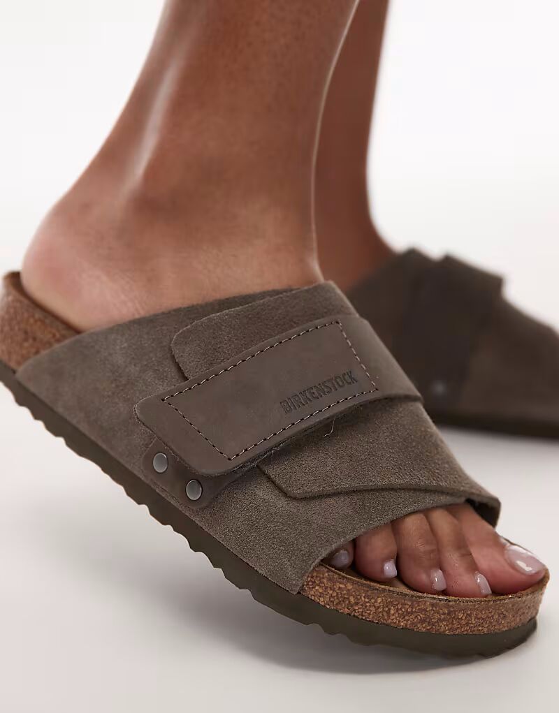 Сандалии Birkenstock Kyoto в цвете «серый бетон» — фото 3