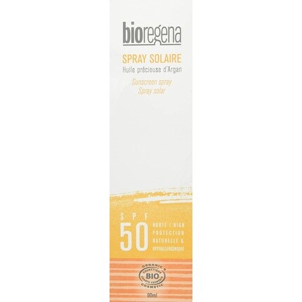 Органический солнцезащитный спрей Spf 50 90мл, Bioregena — фото 2