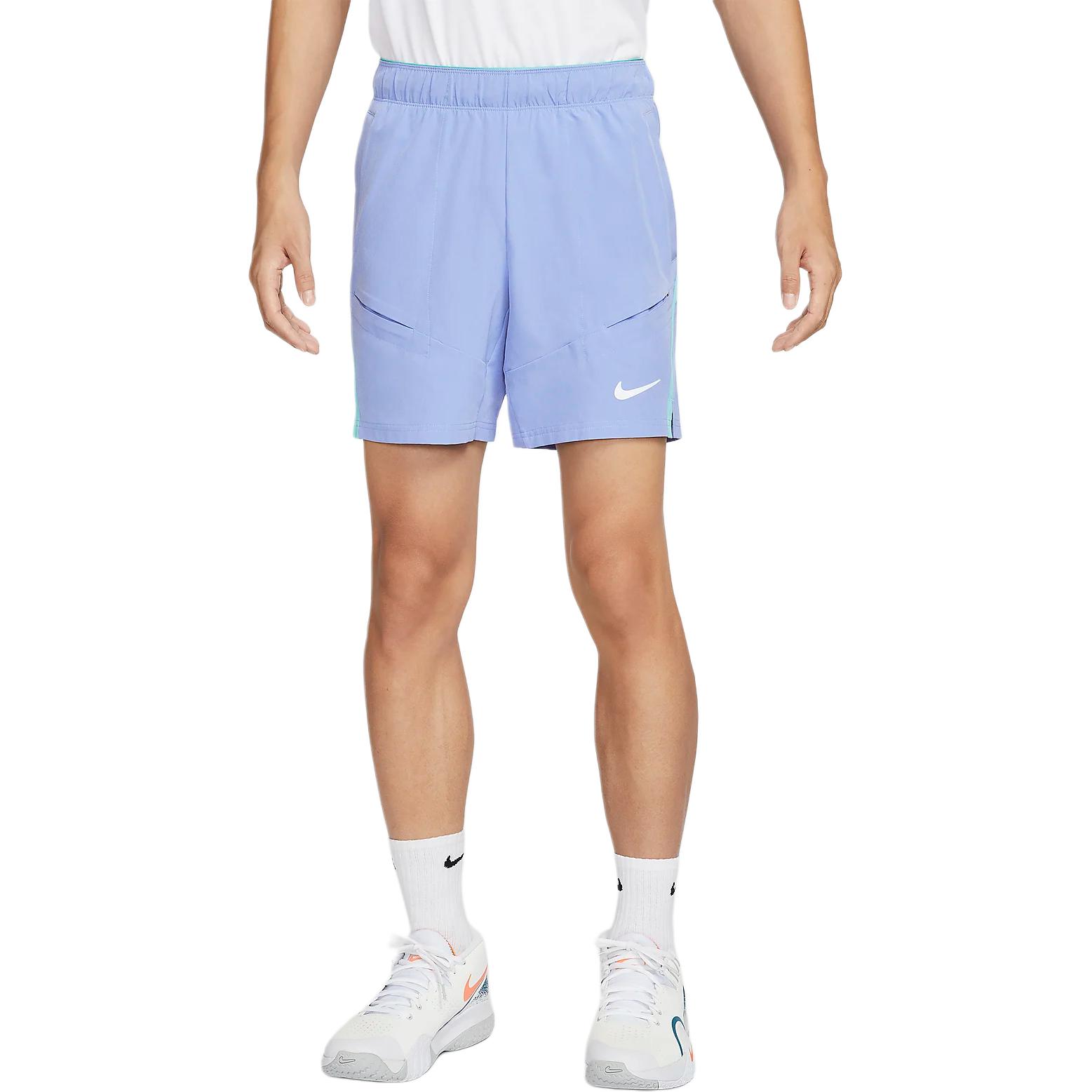Nike Court Advantage Dri-Fit Мужские теннисные шорты Сапфирово-синий — фото 3