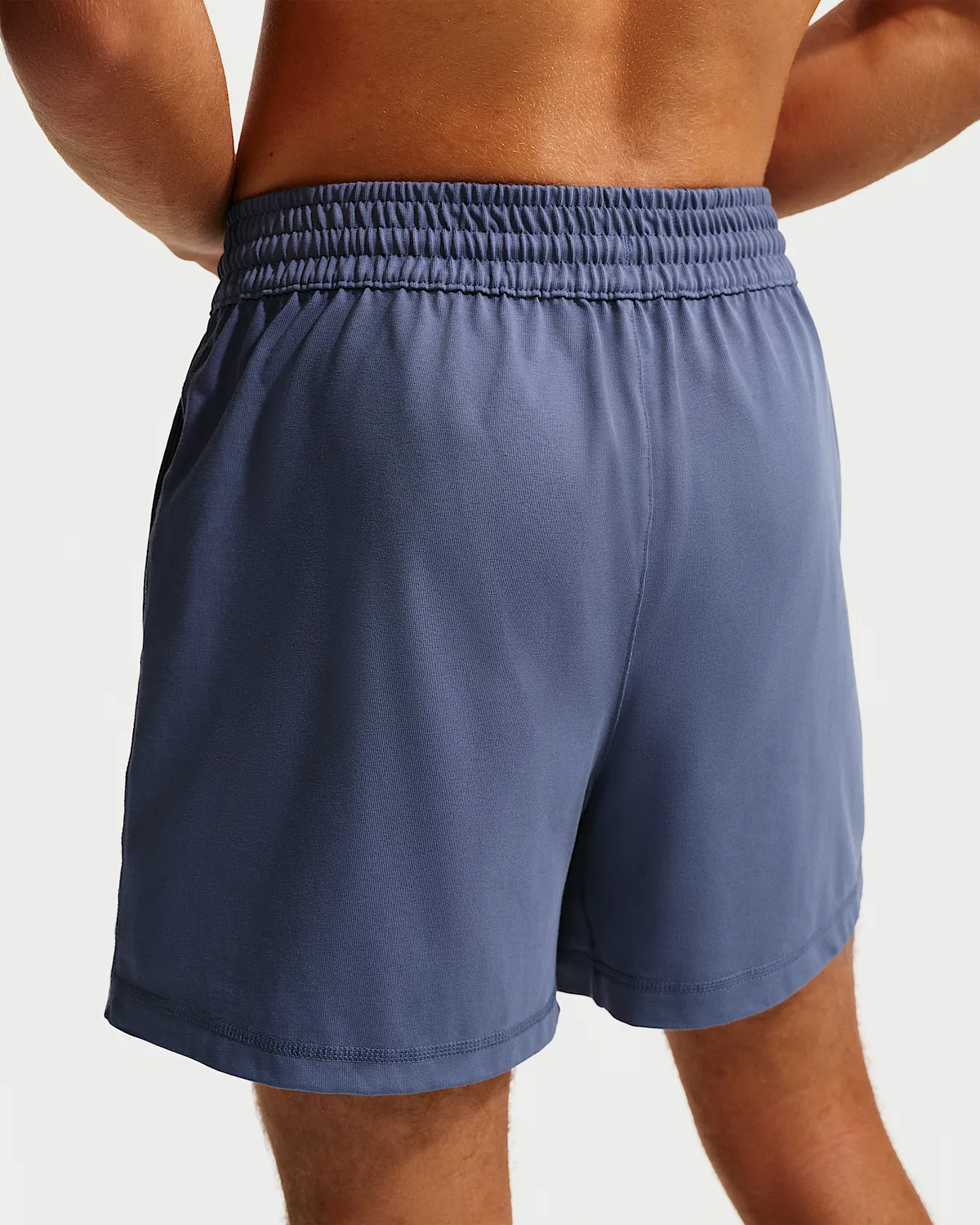 Мужские тренировочные шорты Nike N.A.C. Dri-FIT 5", Diffused Blue/Pale Ivory/Diffused Blue — фото 3