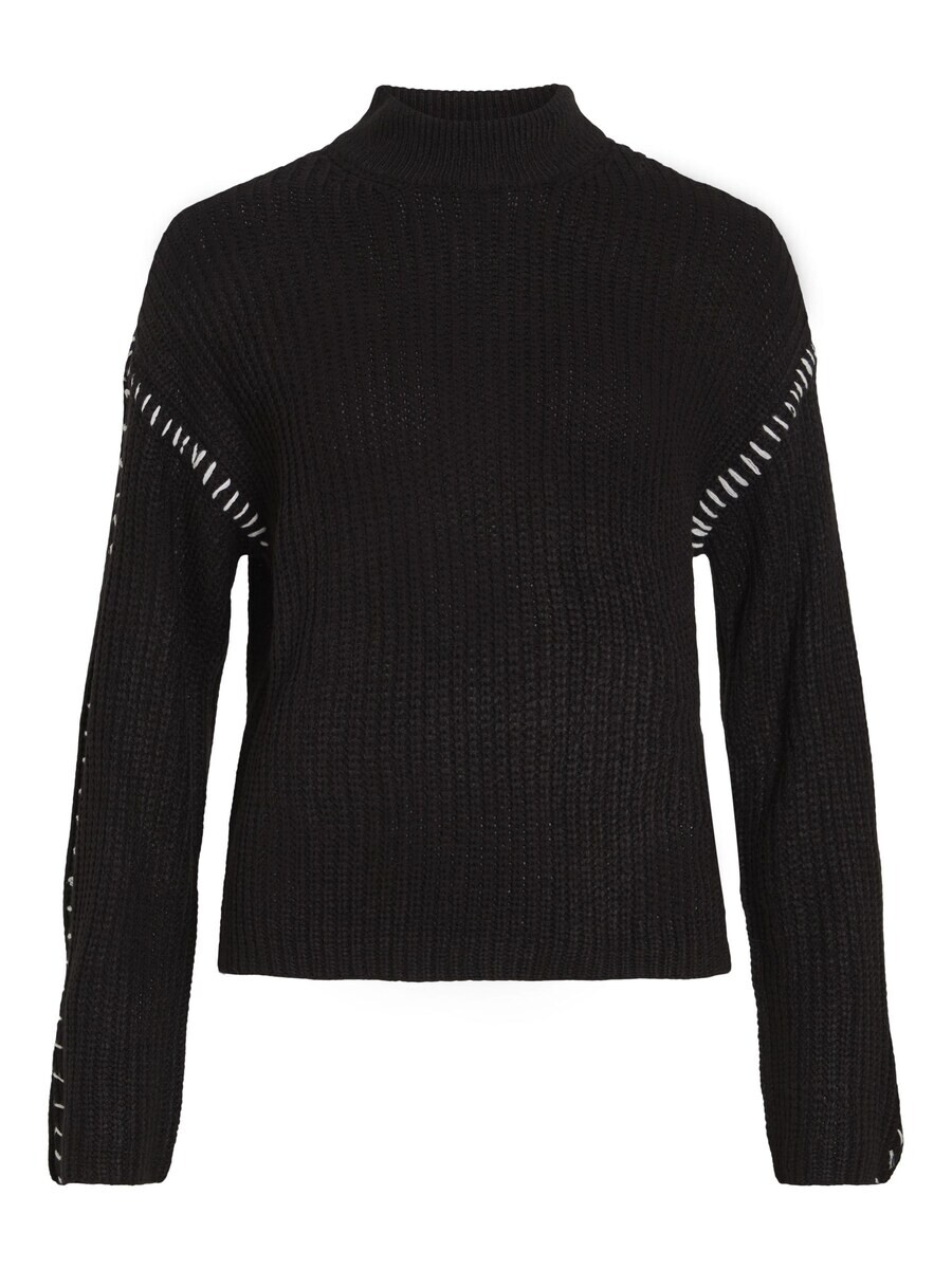 

Тонкий вязаный свитер VILA Sweater VISigga, черный
