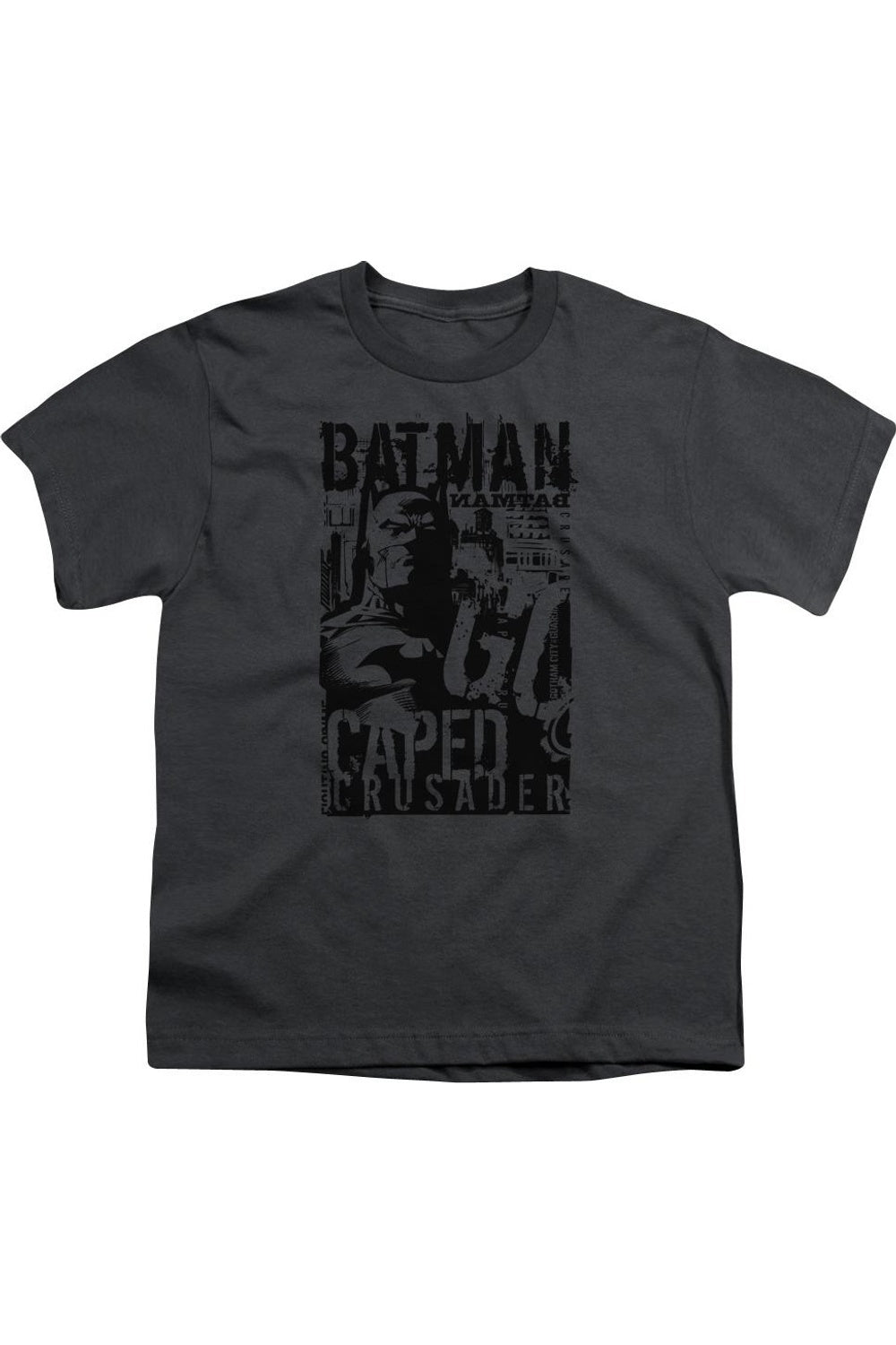 

Футболка с коротким рукавом для детей "Batman: Капюшон Крестоносца" Gildan, Charcoal