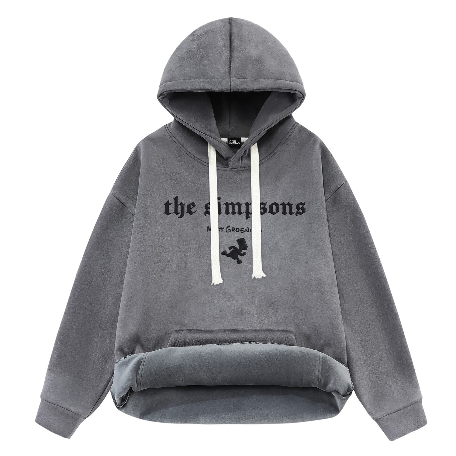 

Свитшот для осени и зимы унисекс The Simpsons, темно-серый