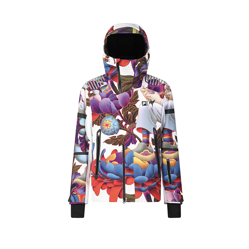 

Джемс джин лыжная куртка мужская с принтом по всей поверхности FILA, All Over Print