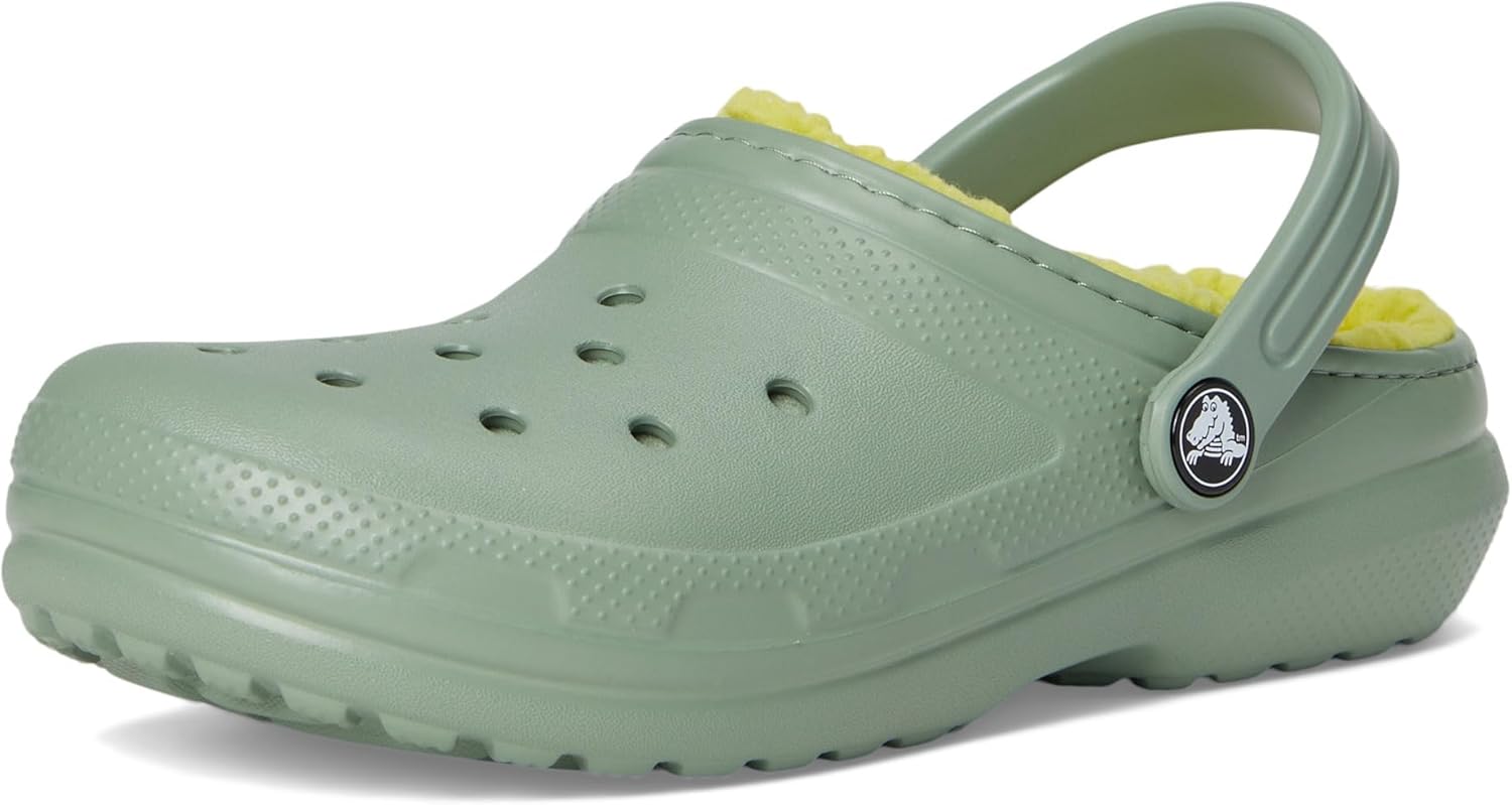 

Детские классические сабо Crocs с подкладкой, Moss